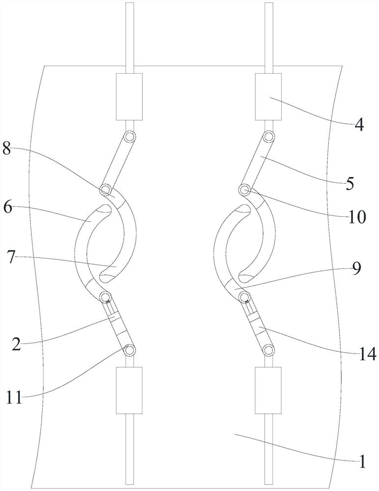 Open floor support plate forming equipment with electric control feeding mechanism