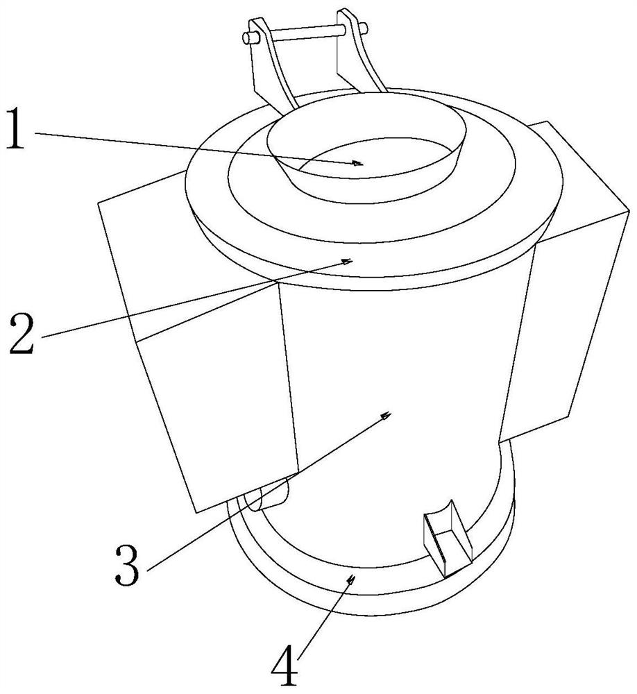 Rare earth filtration equipment in mother liquor that realizes dehydration of rare earth mother liquor by centrifugal action