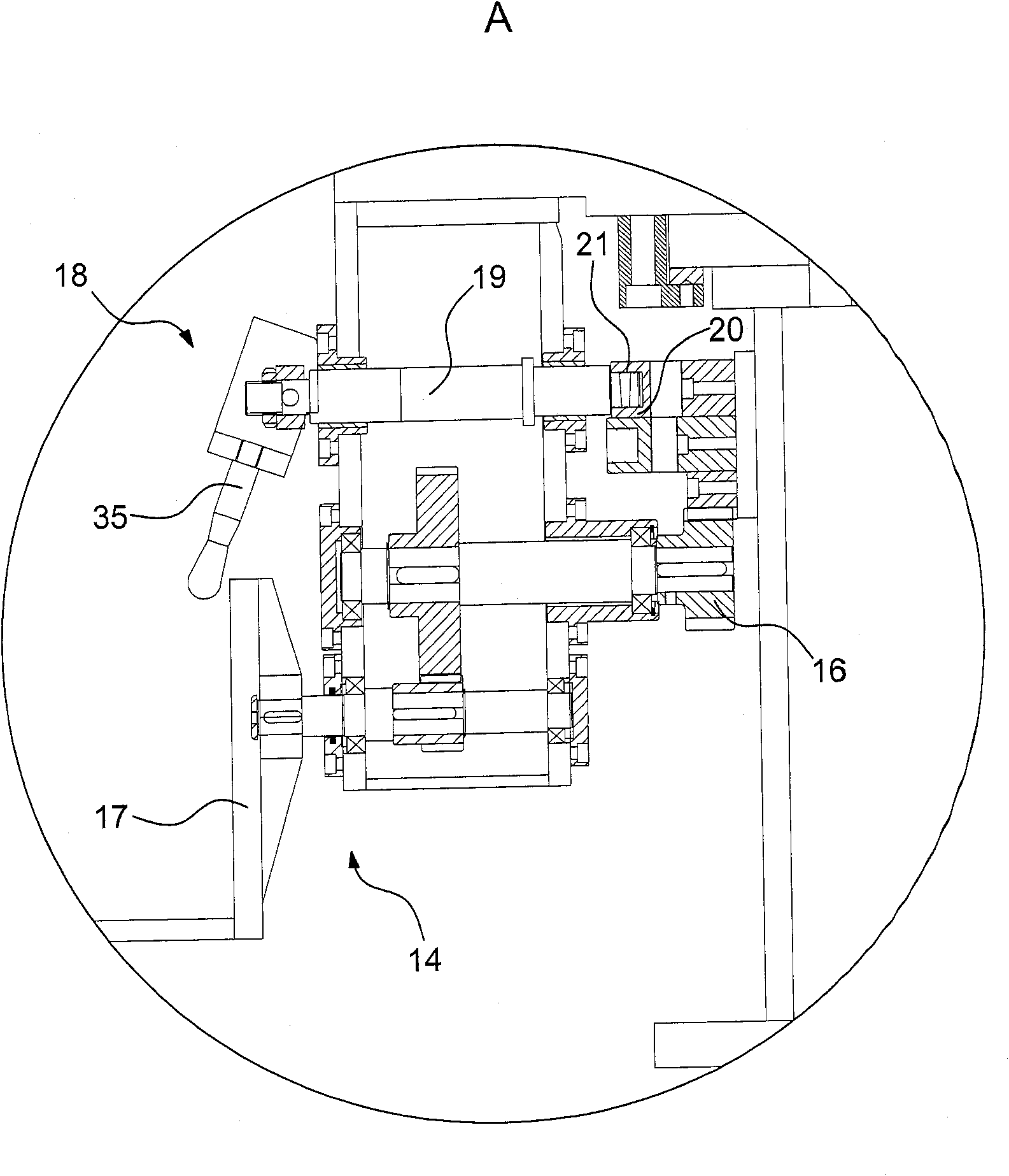 Special gear rack machining lathe