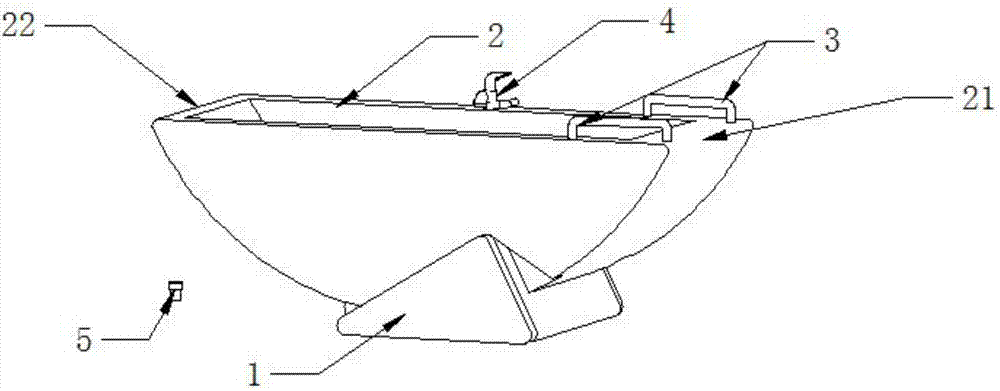 Sitting type bathtub