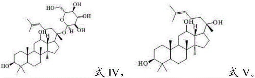 Peotopanaxadiol ginsenoside derivative and preparation method and application thereof