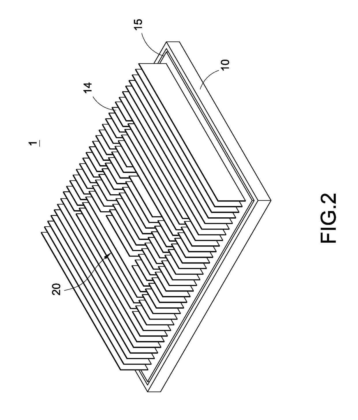 Heat dissipation structure and water block having the same