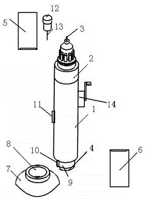 Novel touch-up pencil