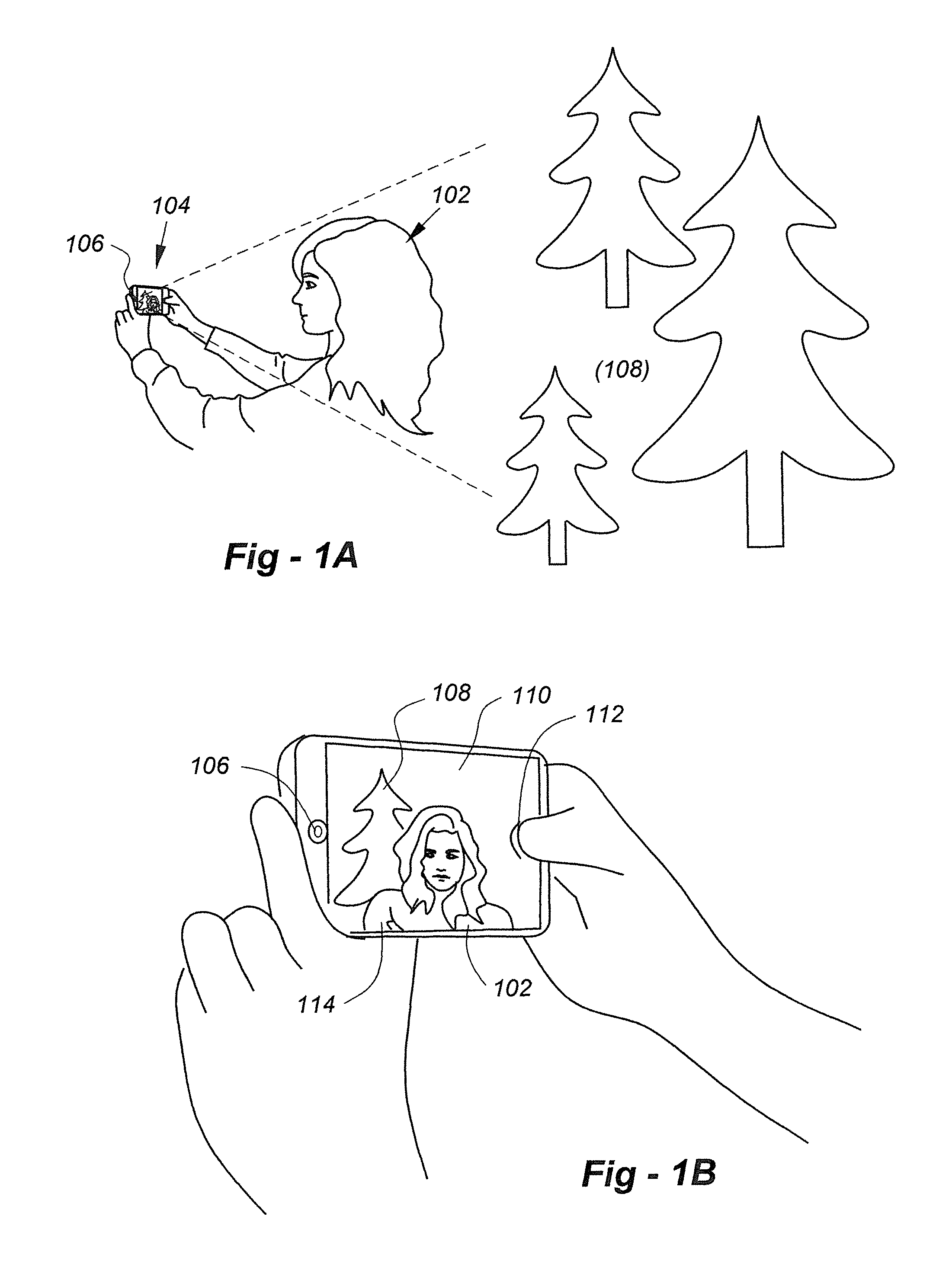 Portable electronic devices with integrated image/video compositing