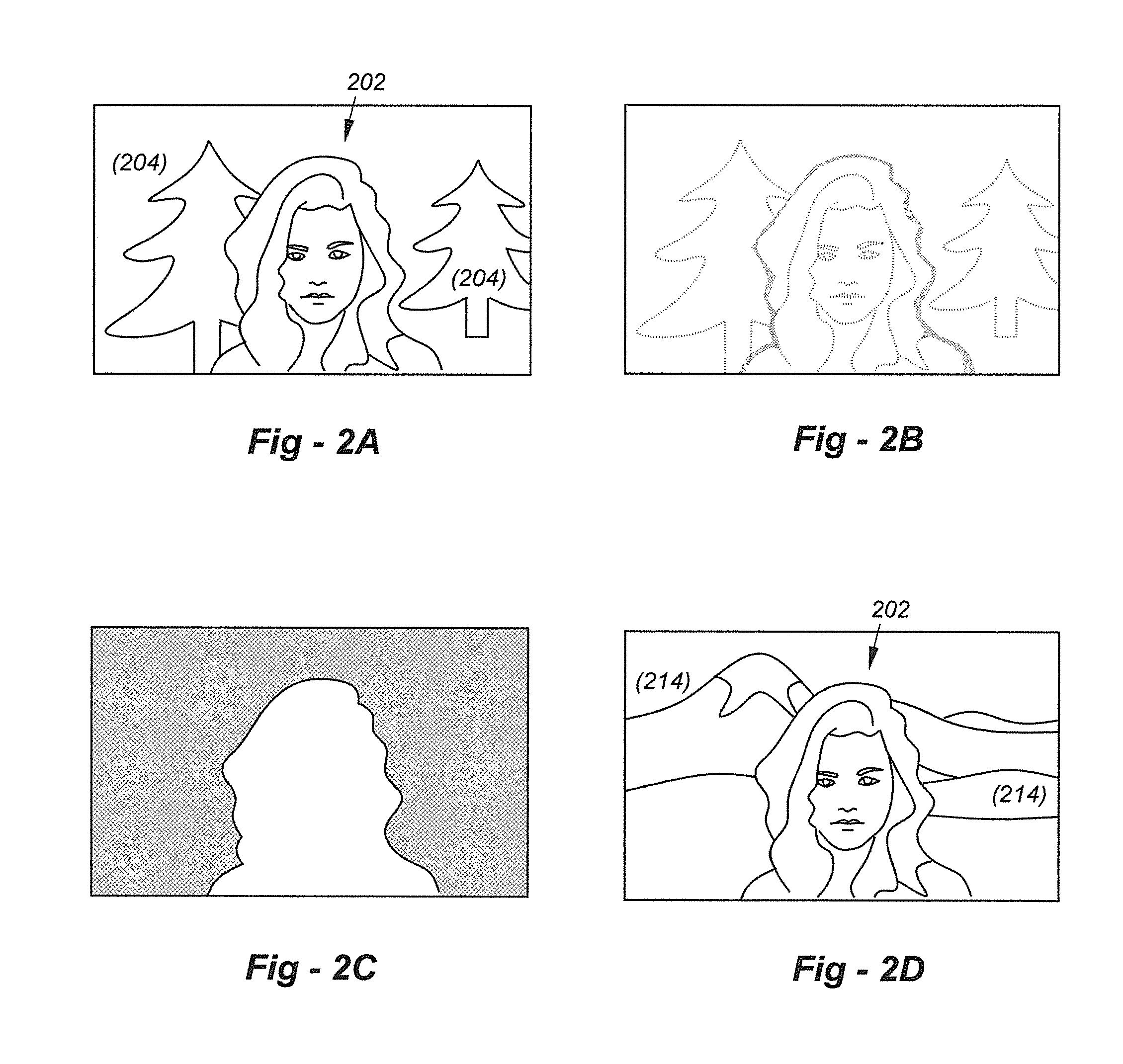 Portable electronic devices with integrated image/video compositing