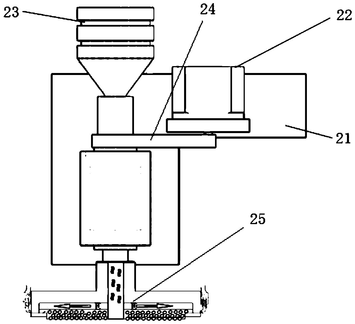 Grading grinding and polishing device based on composite gradient elastic small tool
