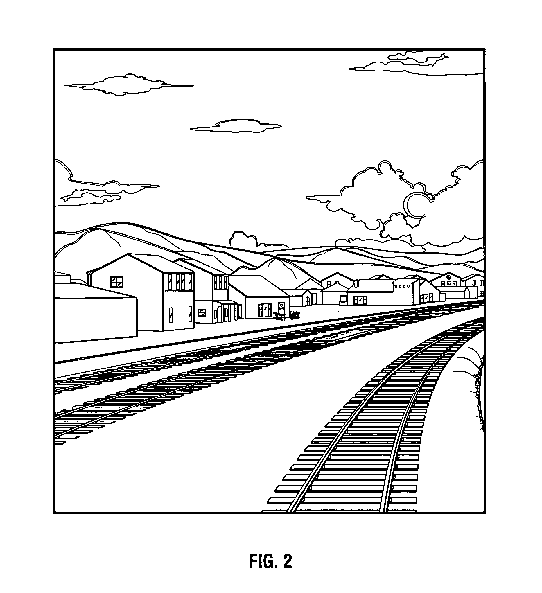 Method and apparatus for simulating a train and track