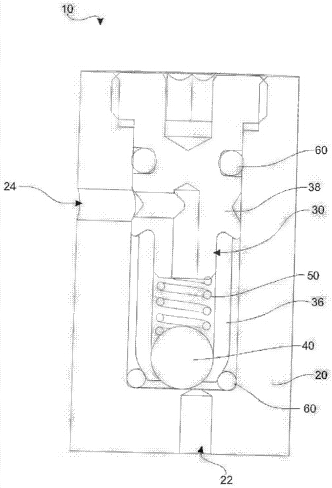 Regulating valve for regulating the hydraulic volume flow