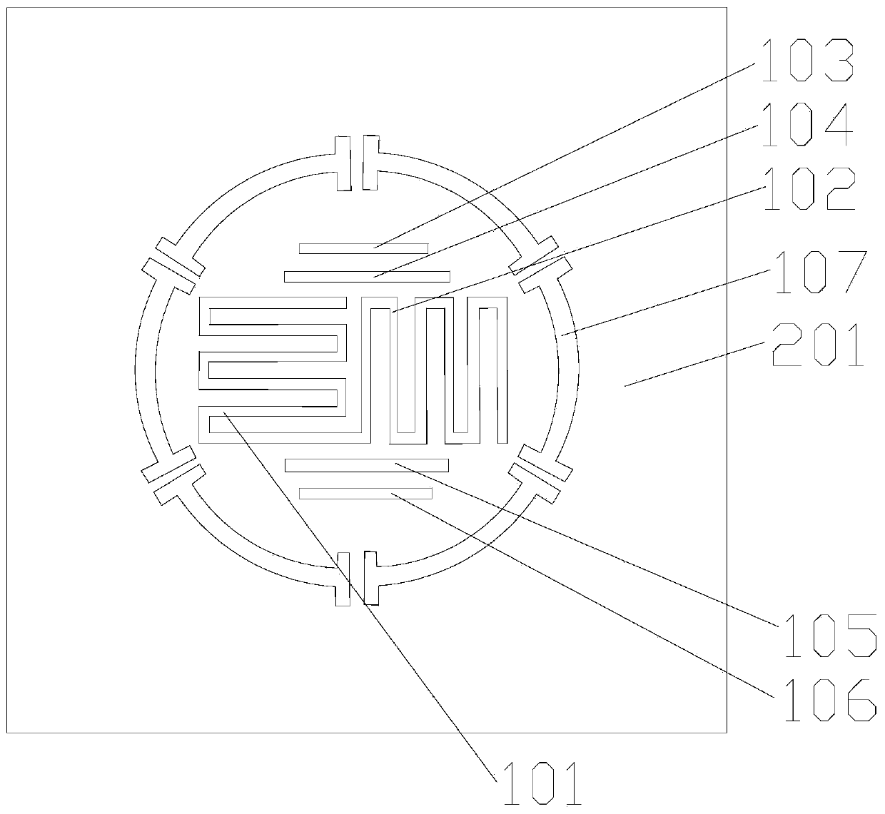 Single-port feed dual-polarized far-field/near-field antenna for forklift reader