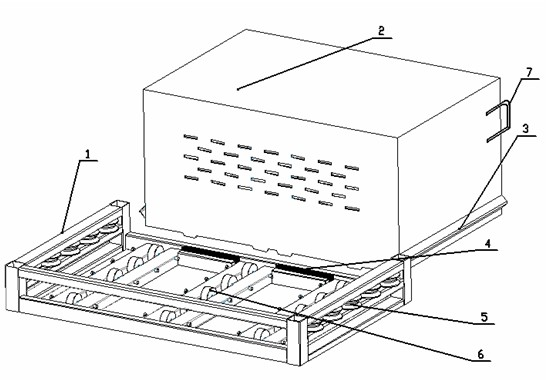 Method and device for installing battery box of trolley bus