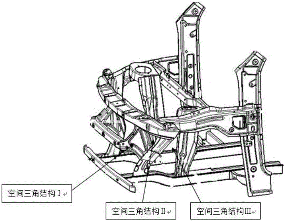 A front cab anti-collision structure of small electric vehicle