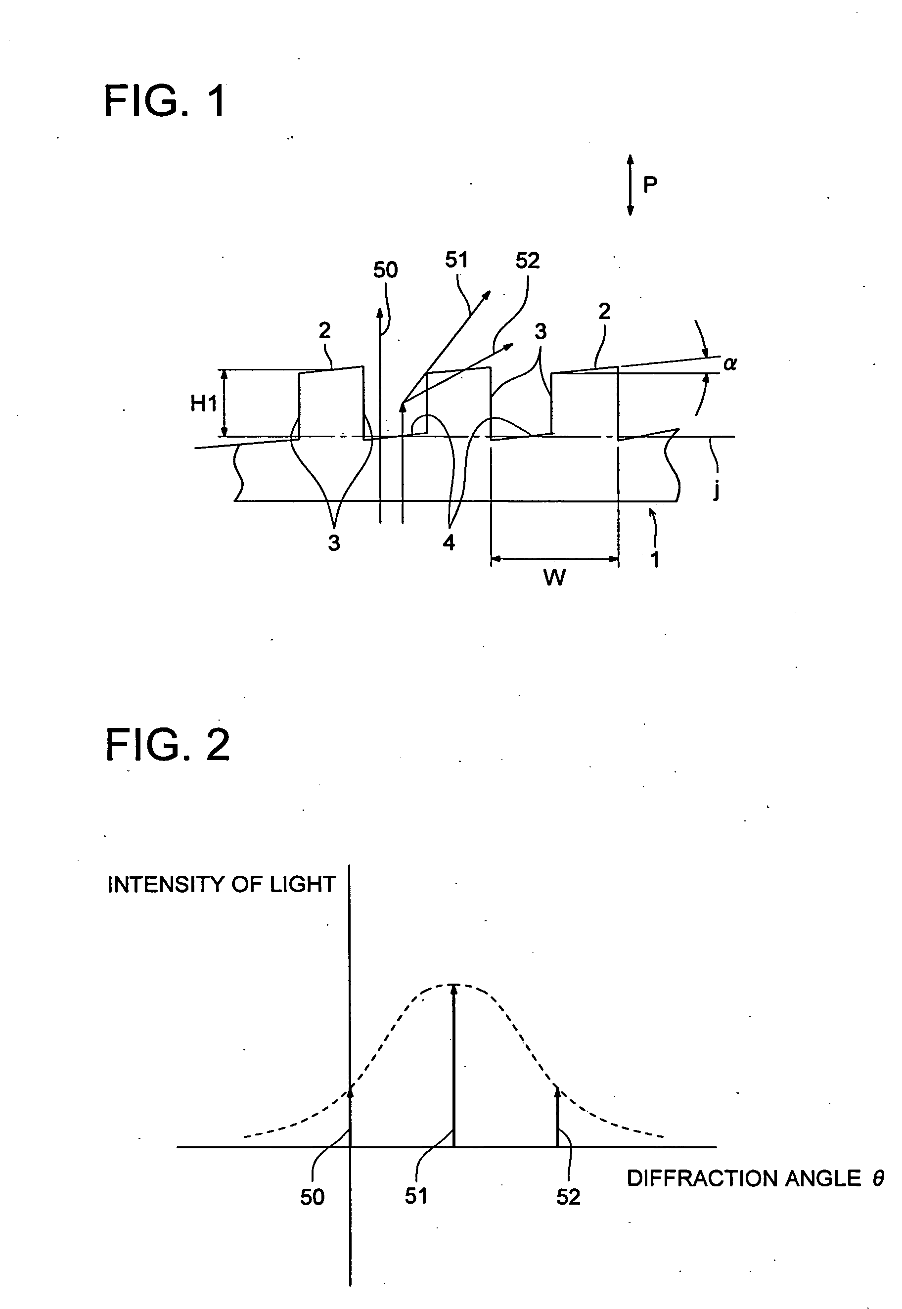 Diffractive optical element and bidirectional optical communication module using the same