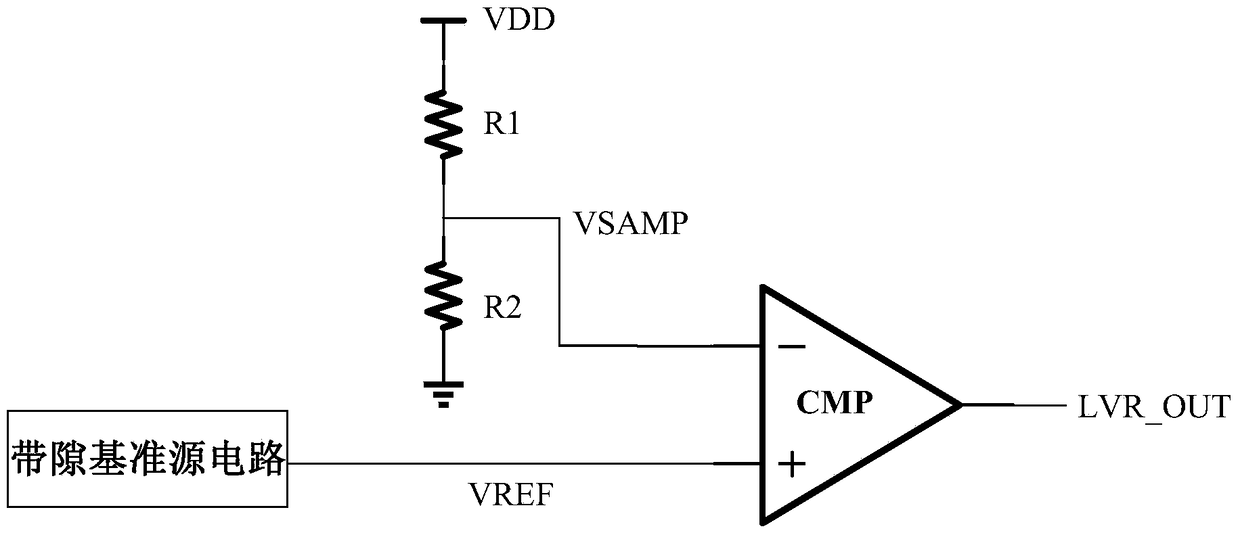 Low voltage reset circuit
