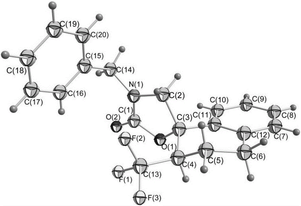 Fluorine-containing heterocyclic compound and preparation method thereof
