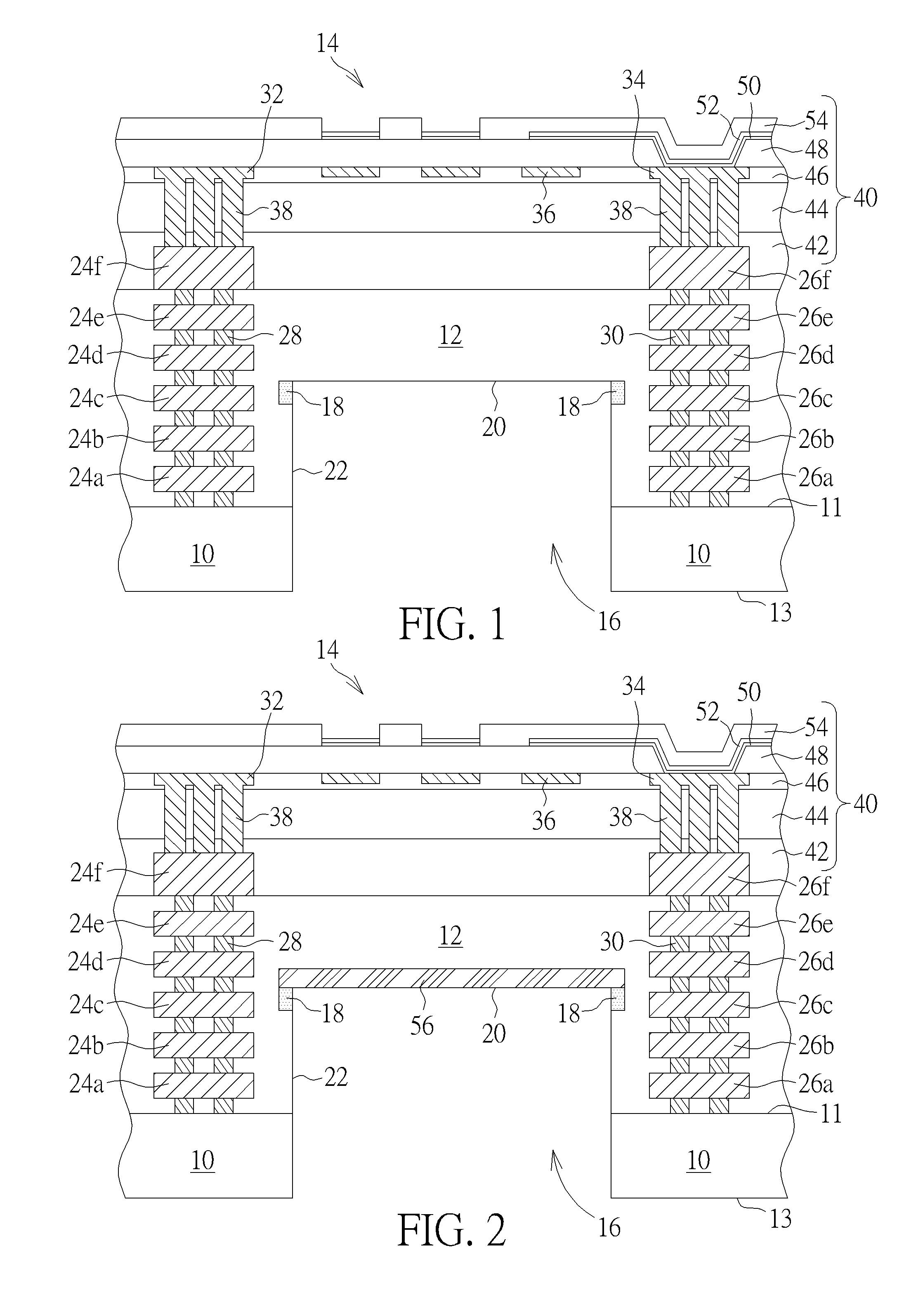 Method for forming MEMS structure with an etch stop layer buried within inter-dielectric layer