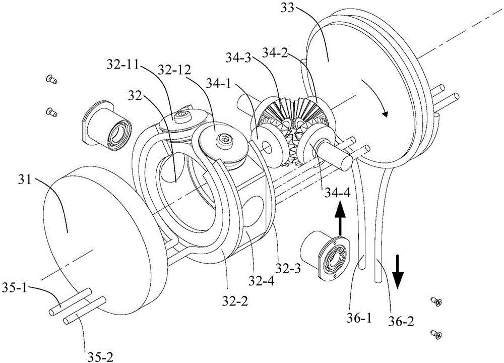 Reconfigurable rope-driven tandem decoupling mechanical arm joint and working method thereof