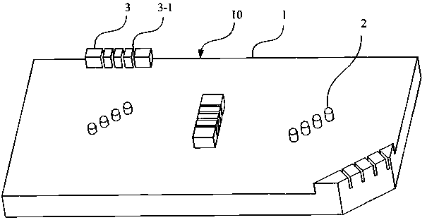 A conductive core wire harness forming tool and forming method