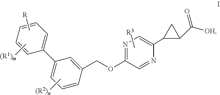 Benzylaminopyridylcyclopropanecarboxylic acids, pharmaceutical compositions and uses thereof