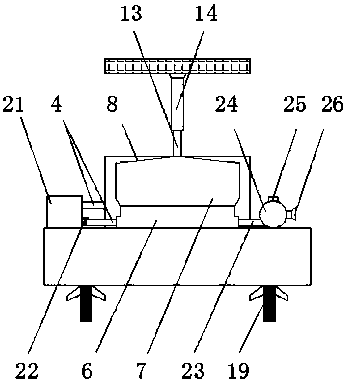 Cloth bag type deduster for air box separated chambers