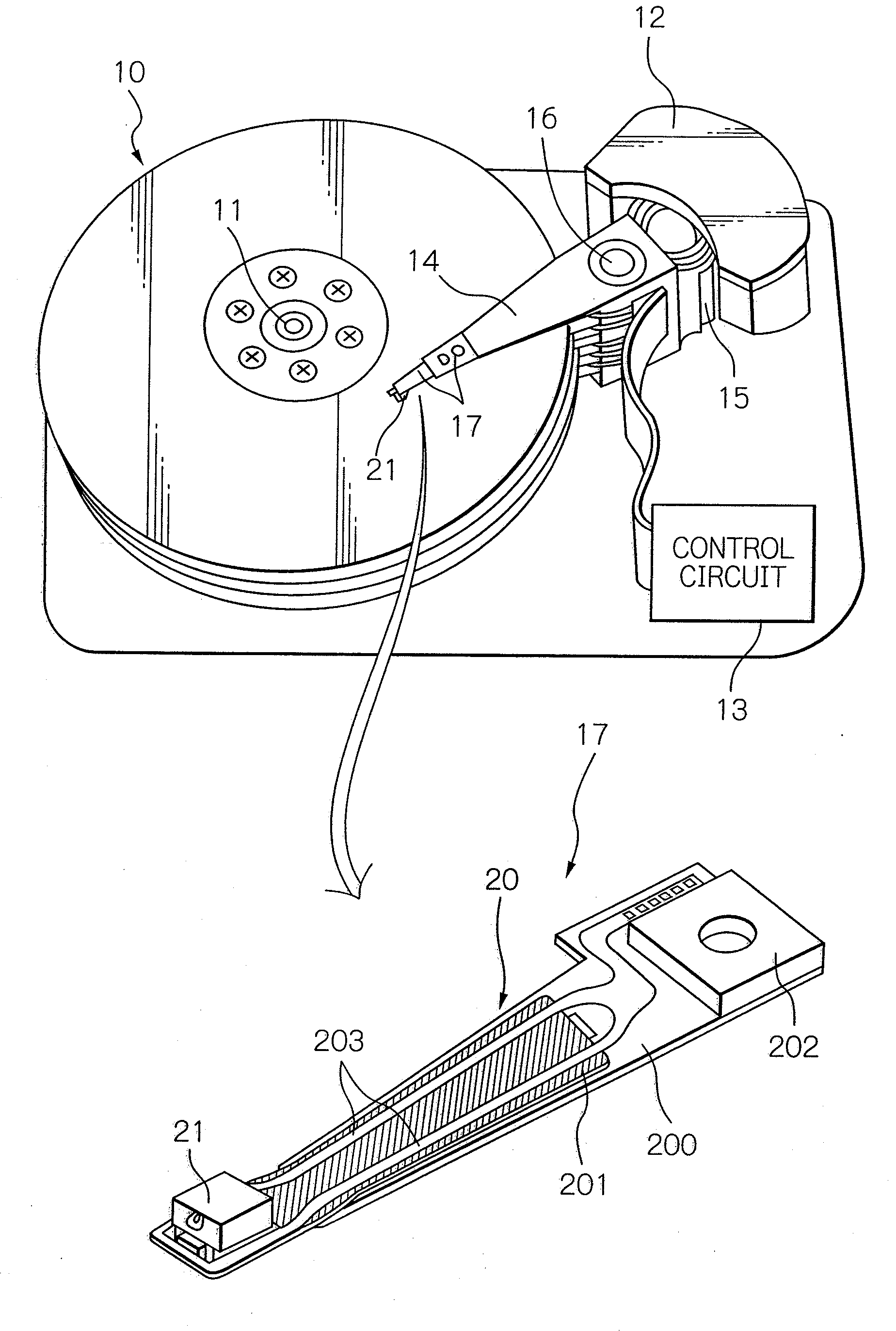 Near-Field Light Generating Element And Method For Forming The Element