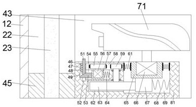 A buried hidden monitoring device for shopping malls