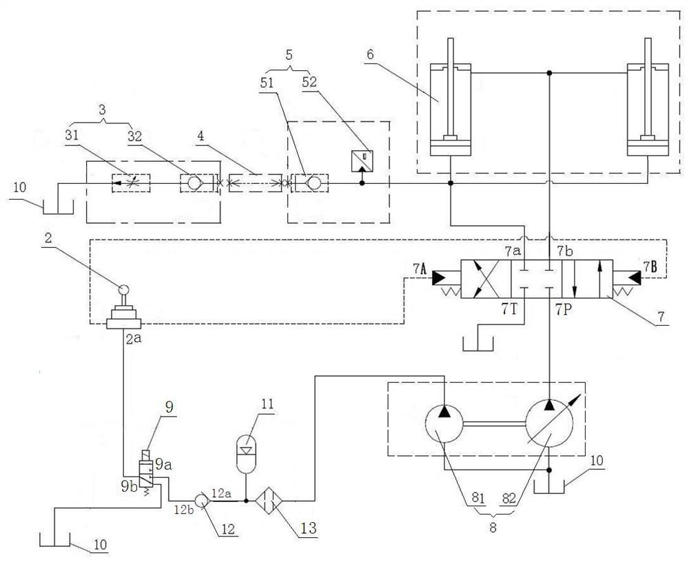 Emergency unloading device for construction machinery hydraulic actuators