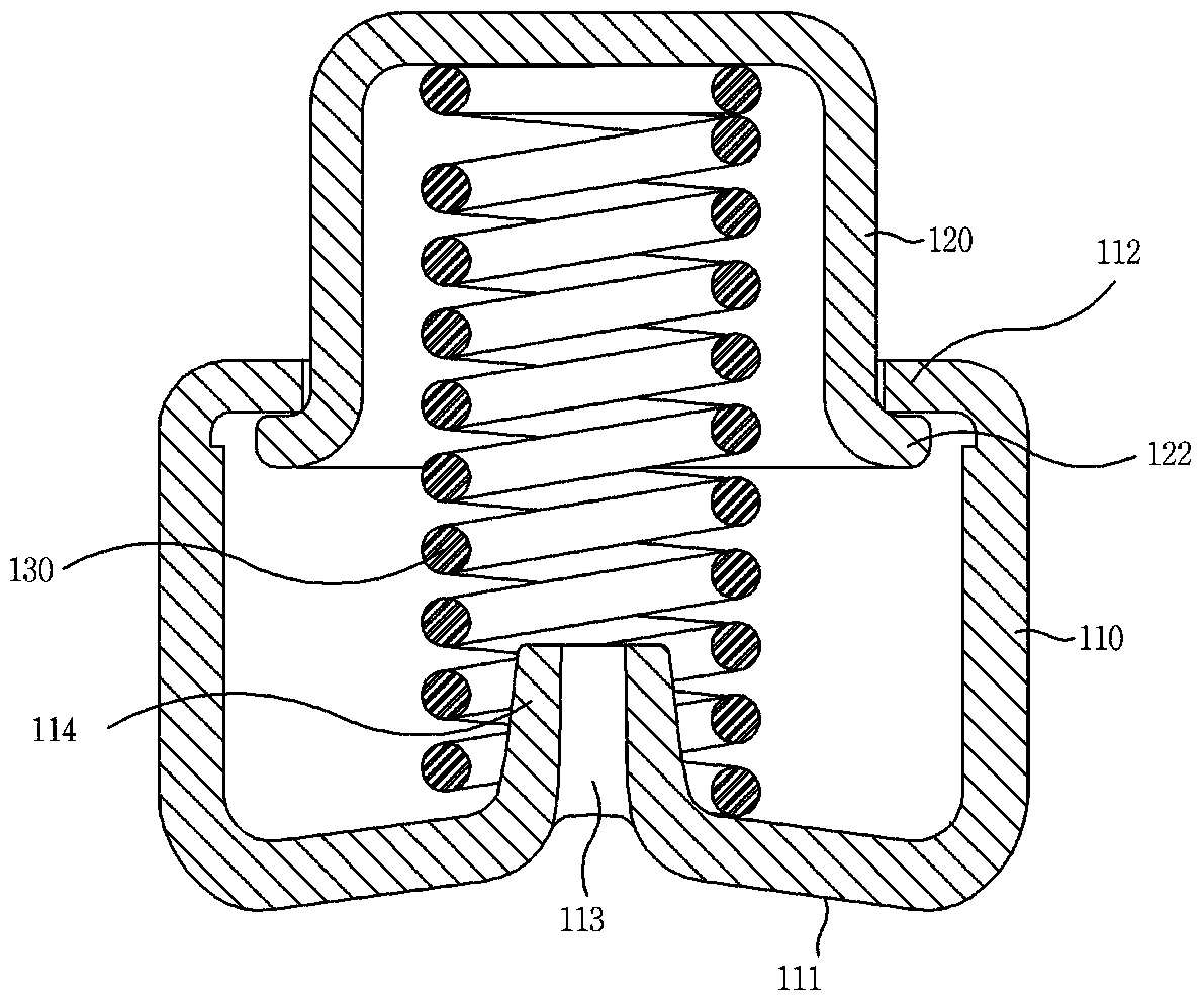 Surface mount type electrical connection terminals