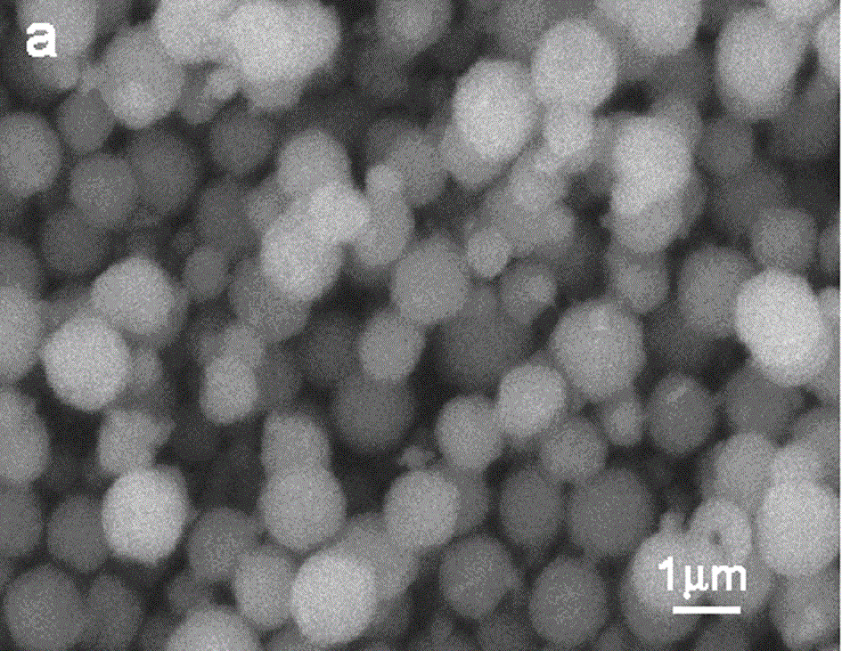 Calcium vanadate microsphere material and preparation method and application thereof