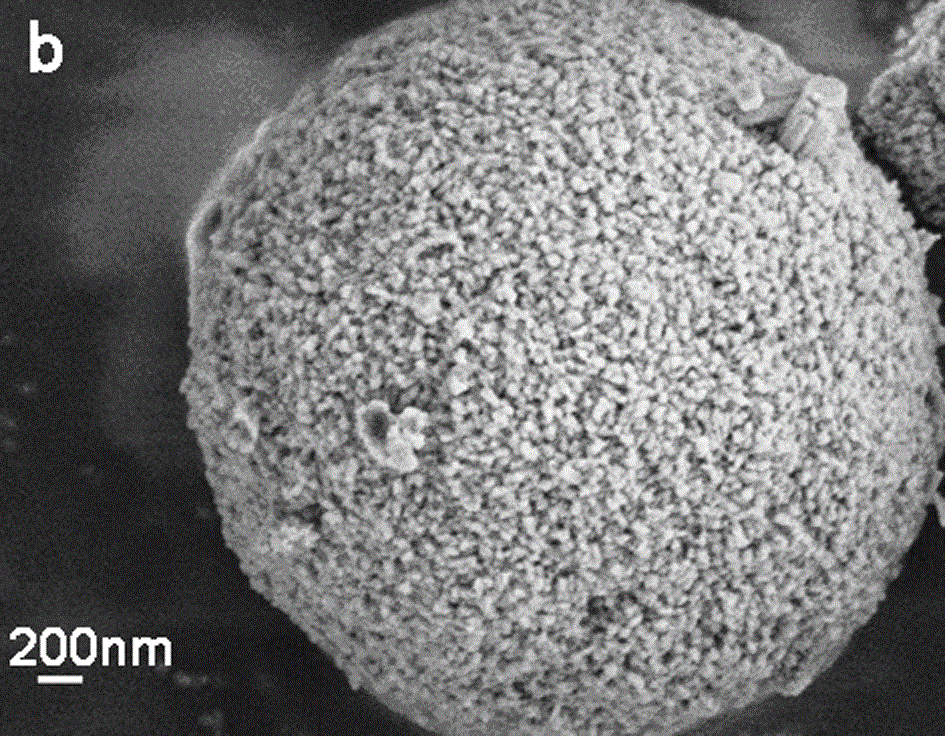 Calcium vanadate microsphere material and preparation method and application thereof