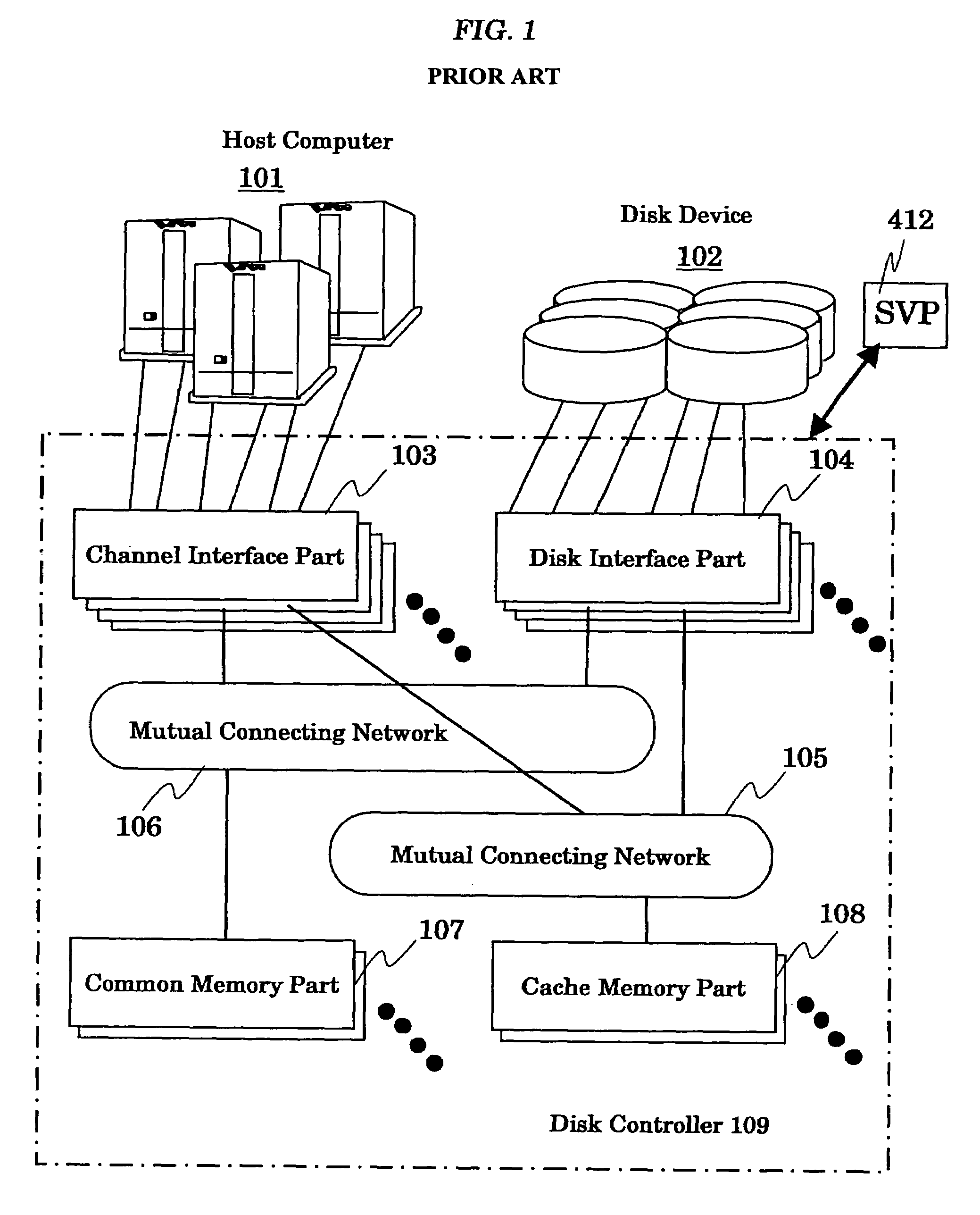 Computer system using disk controller and operating service thereof