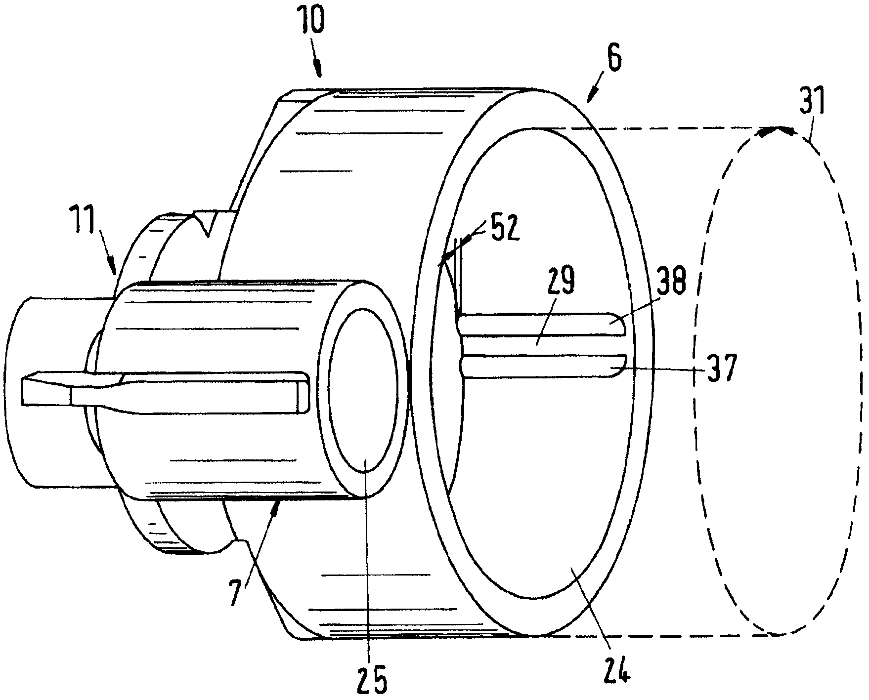 Multicomponent cartridge with venting apparatus