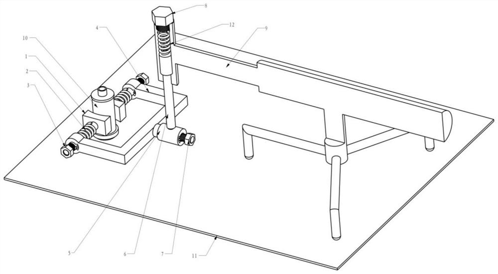 Handheld tool for ultrasonic detection of large-plane workpiece