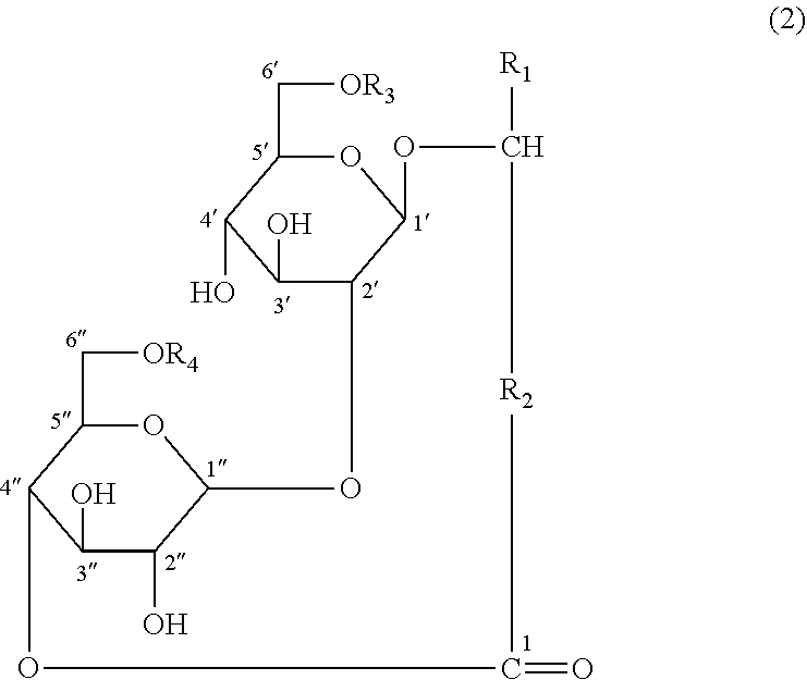 Acid type sophorolipid-containing composition which is suppressed in browning