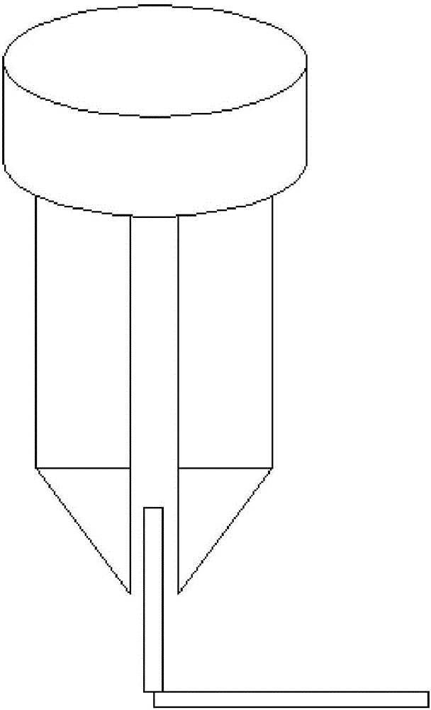 Pulling force measuring device