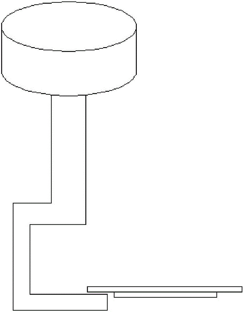 Pulling force measuring device