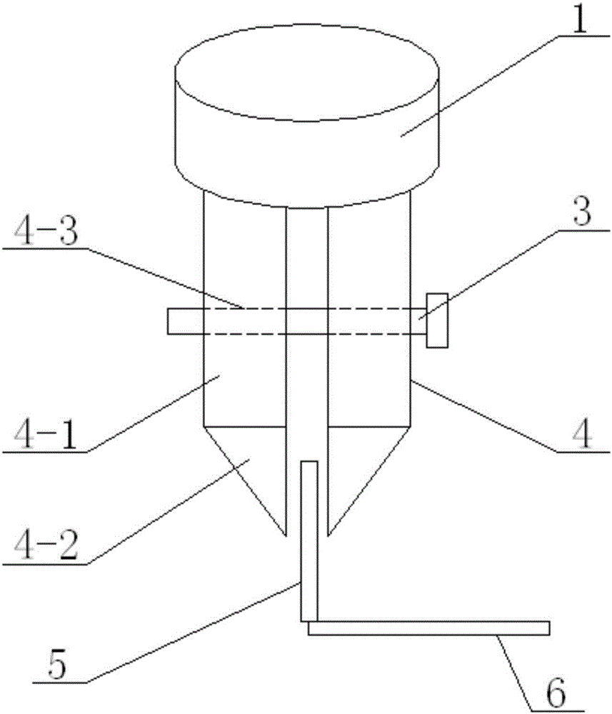 Pulling force measuring device