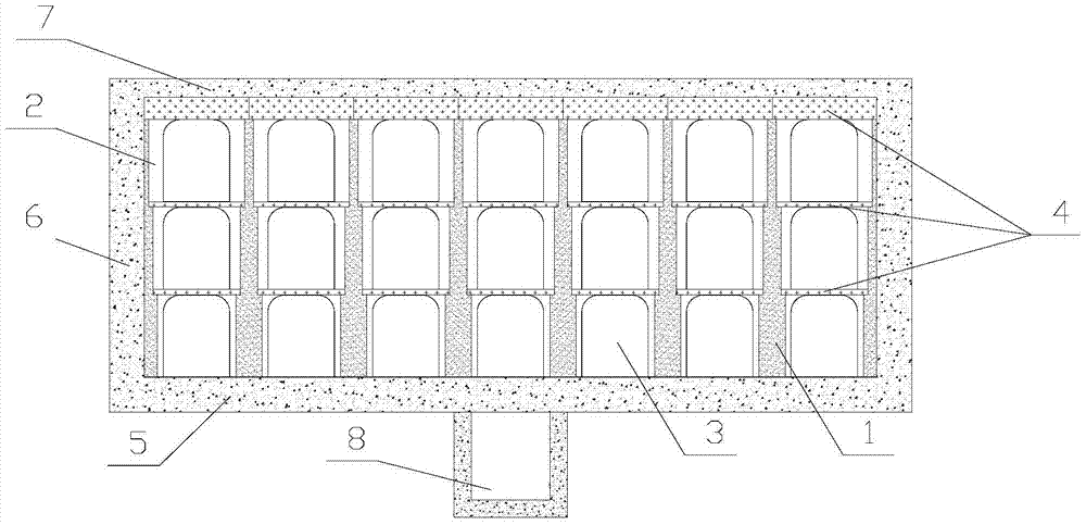 Recessed Well Repository for Disposal of Polyethylene High Integral Containers