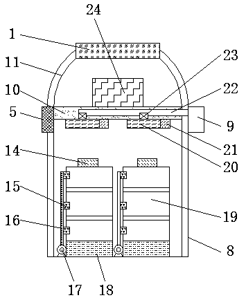 Agricultural greenhouse for garden flower planting