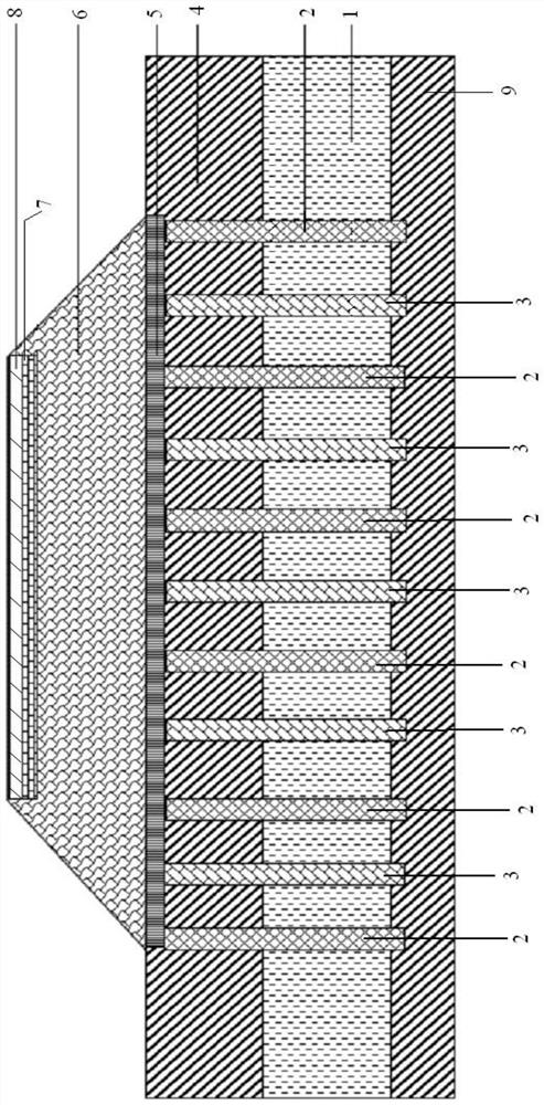 A composite subgrade structure of reinforced heat-thaw piles/reinforced crushed stone piles in degraded permafrost regions