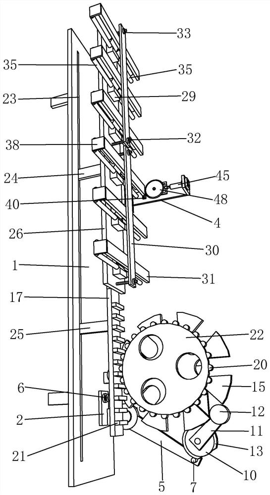 Fixed-length cutting machine and cutting method of HDPE double-wall corrugated pipe