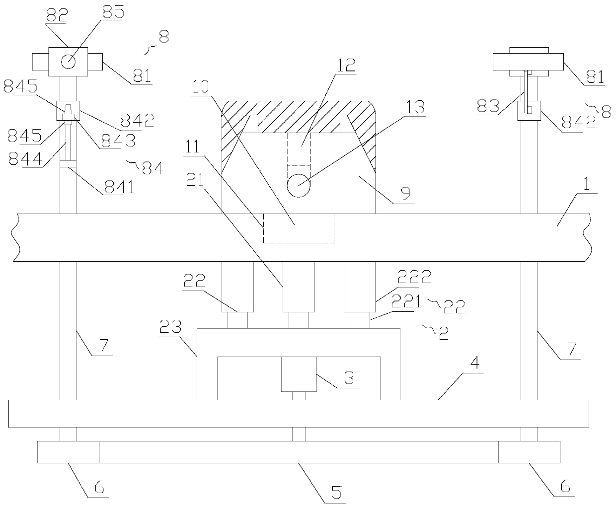 Drilling positioning fixture used for generator claw pole and convenient to use