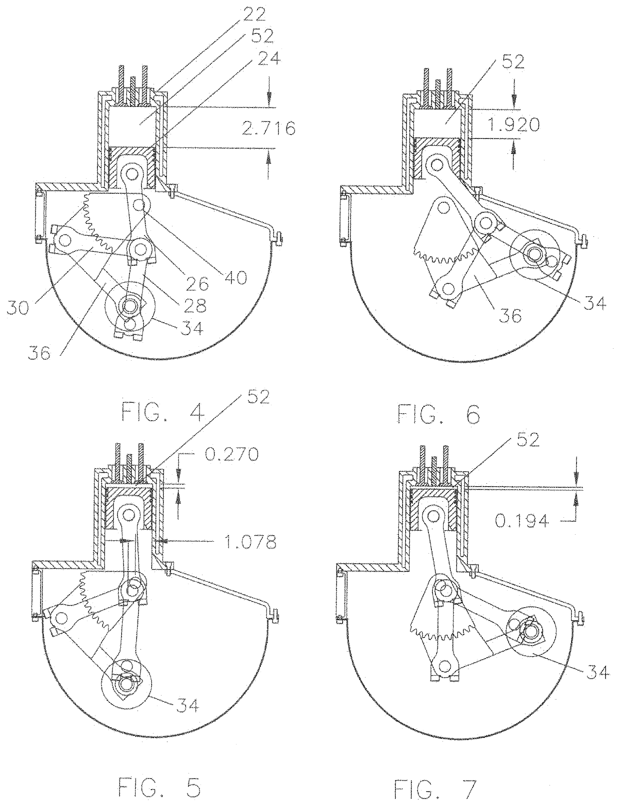 Method for variable displacement engine