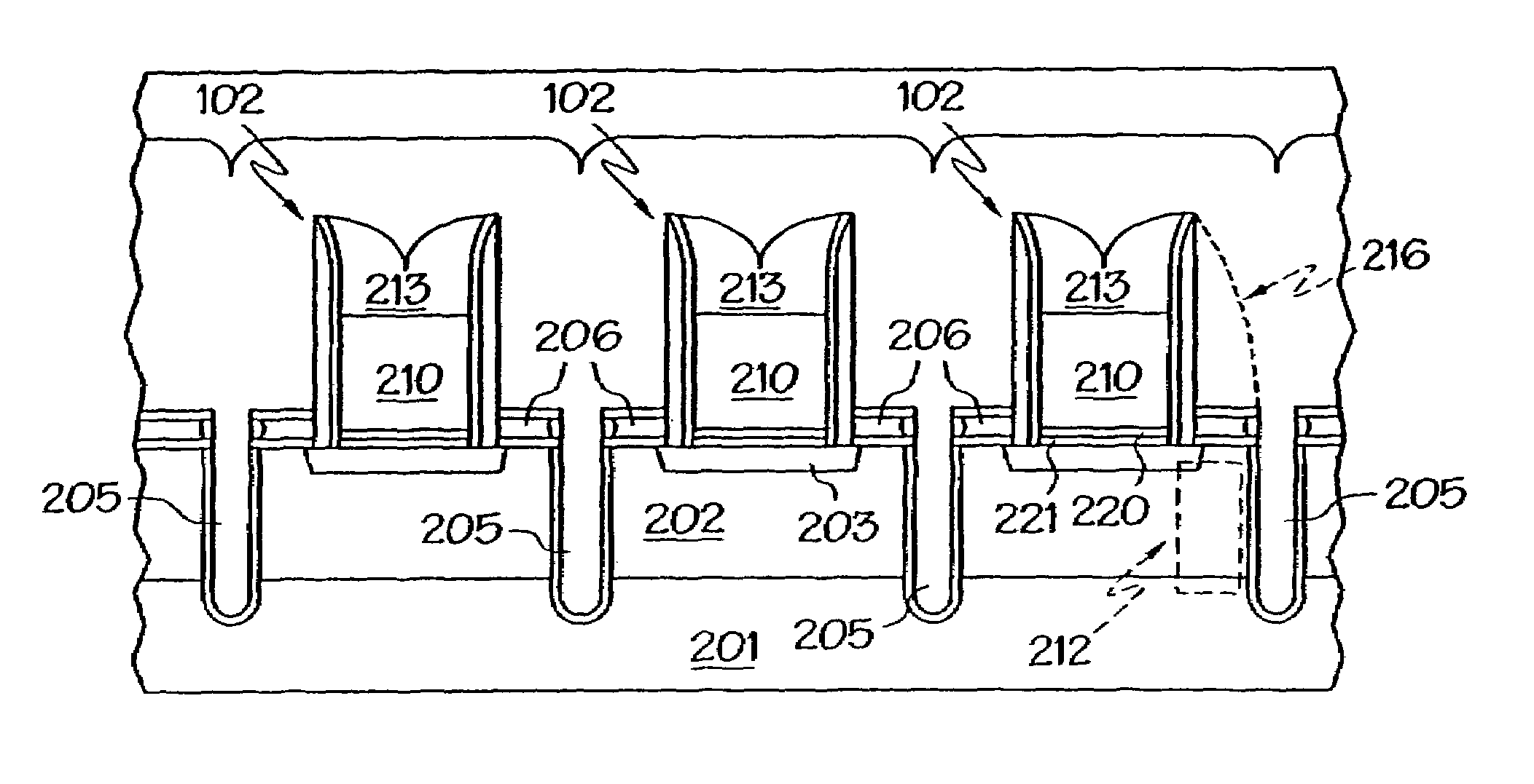 Fabricating a 2F<sup>2 </sup> memory device with a horizontal floating gate