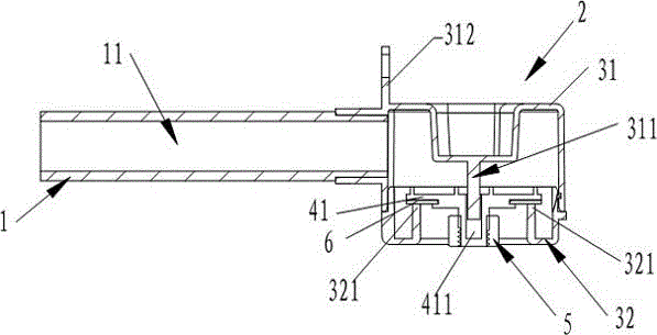 A device for maintaining pressure balance inside and outside a refrigerator, an installation method and a refrigerator