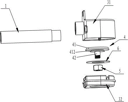 A device for maintaining pressure balance inside and outside a refrigerator, an installation method and a refrigerator