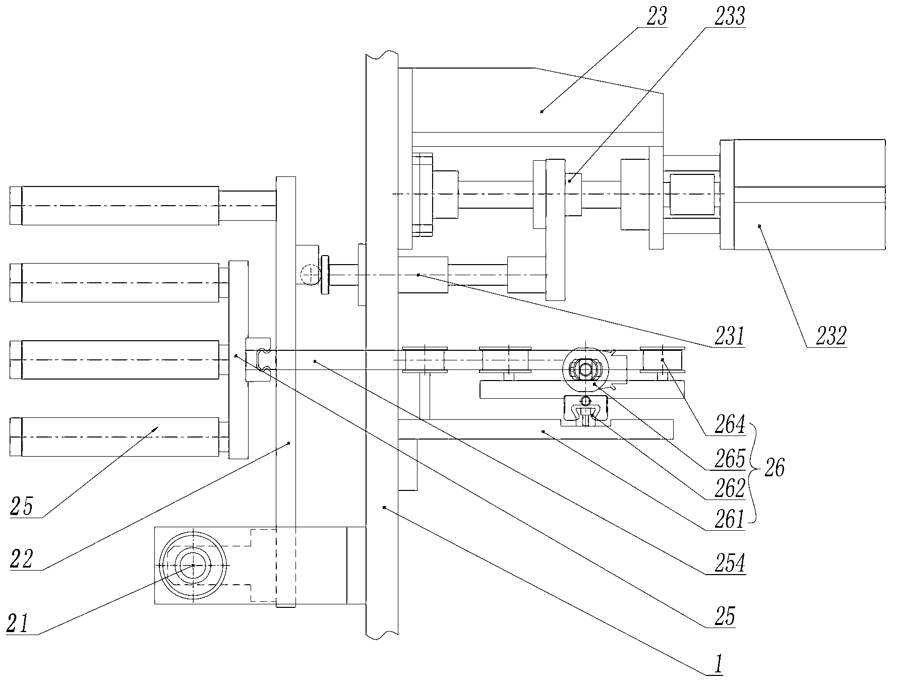Piece-making and winding joining device