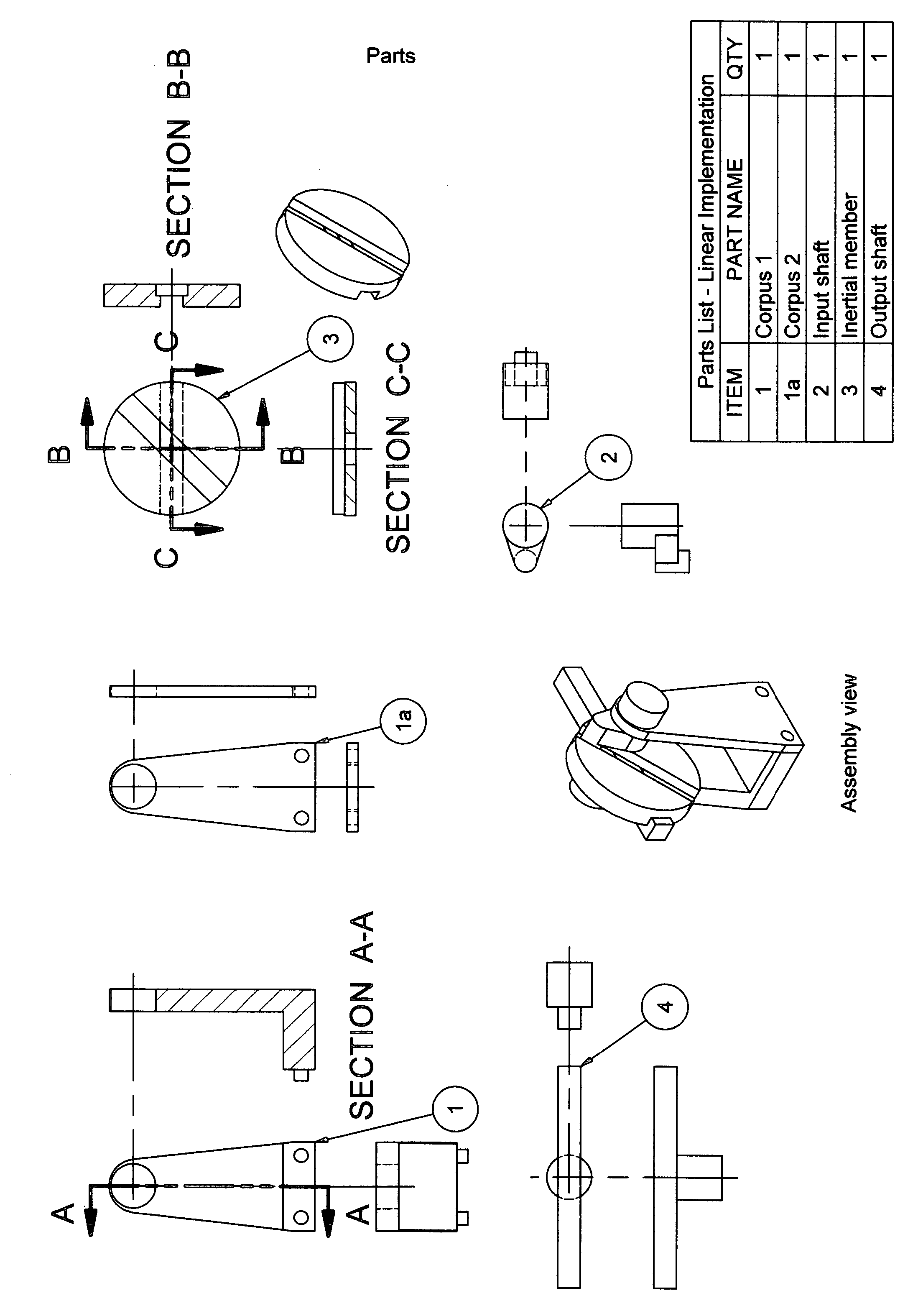 Method for kinetic (inertial) torque transmission and devices implementing it