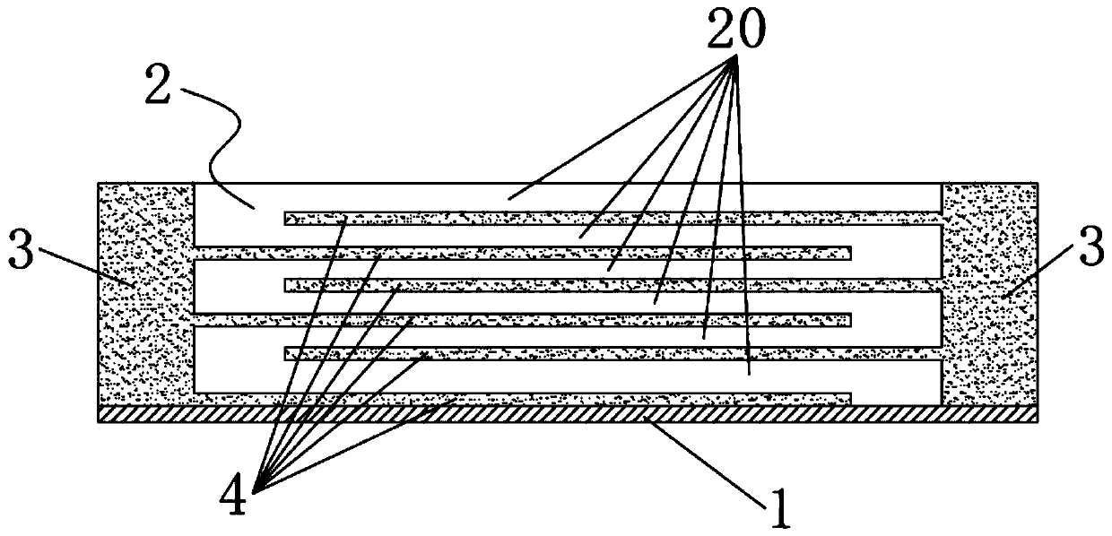 Multilayer thin-film type temperature-sensitive thermo-responsive chip with high sensitivity and preparation method thereof