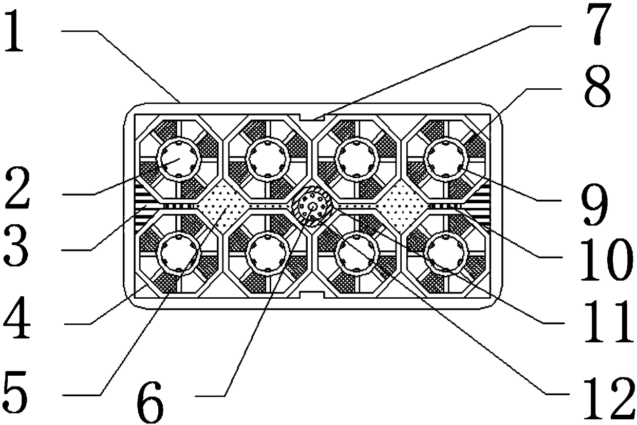 Ecological floating bed for water treatment