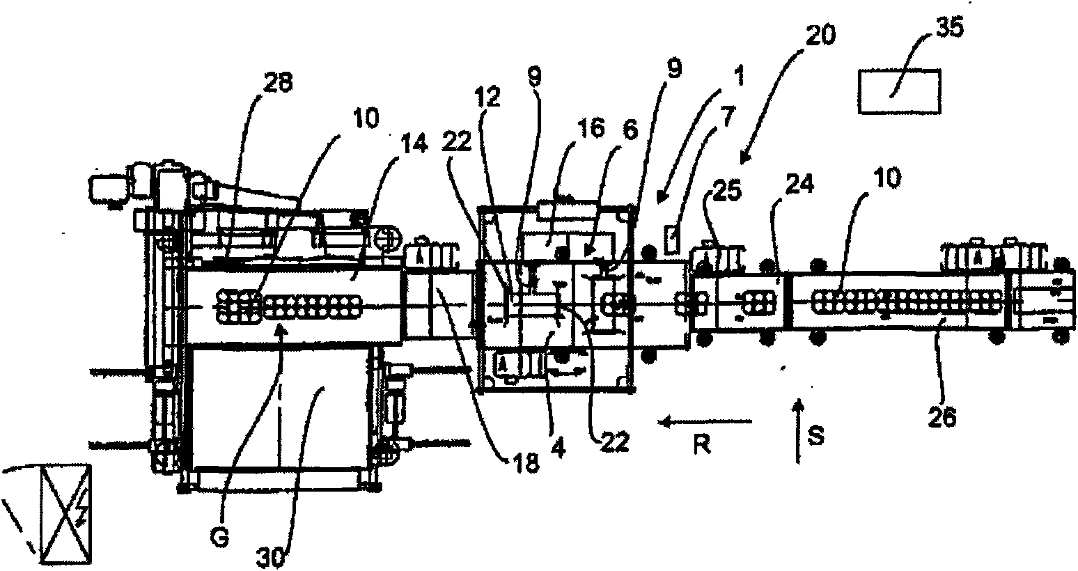 Apparatus for conveying packages
